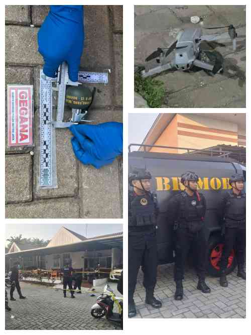 Benda Mirip Granat Menempel di Drone, Polisi Amankan TKP dan Libatkan Tim Gegana di Depok Benda Mirip Granat Menempel di Drone, Polisi Amankan TKP dan Libatkan Tim Gegana di Depok