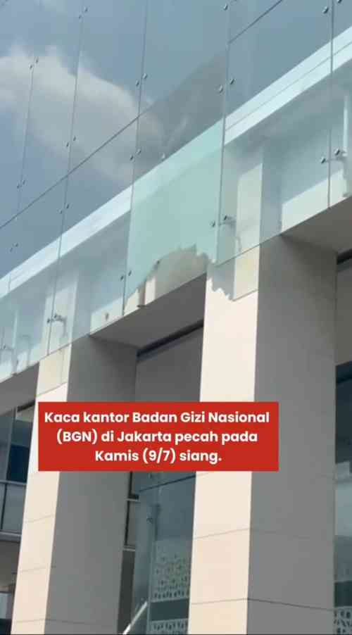 Kaca Gedung Badan Gizi Nasional Pecah, Polisi Minta Publik Tak Percaya Hoaks Kaca Gedung Badan Gizi Nasional Pecah, Polisi Minta Publik Tak Percaya Hoaks