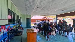 Kodim 1714/Puncak Jaya Gelar Nobar Pertandingan Piala Dunia 2026 di Kab. Puncak Jaya