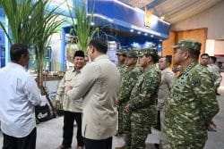 Panglima TNI Dampingi Presiden RI Panen Raya Terpadu TNI, Perkuat Ketahanan Pangan Nasional