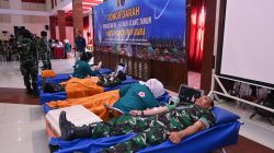 Lanud Sultan Hasanuddin Bersama Satuan TNI AU Makassar Gelar Donor Darah, Wujud Nyata Pengabdian bagi Kemanusiaan