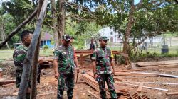 Tim Wasev TMMD Ke-129 Tinjau Langsung Kampung Sesor, Pastikan Program TMMD Kodim 1807/Sorong Selatan Berjalan Optimal