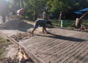 Pengecoran Jalan TMMD Ke-129 Kodim 1807/Sorong Selatan Rampung 100 Persen, Wujud Nyata Pengabdian TNI untuk Kesejahteraan Masyarakat