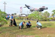 Jelang Hari Bakti Ke-79 TNI AU, Lanud Sjamsudin Noor Gelar Karya Bakti Lestarikan Warisan Sejarah Dirgantara