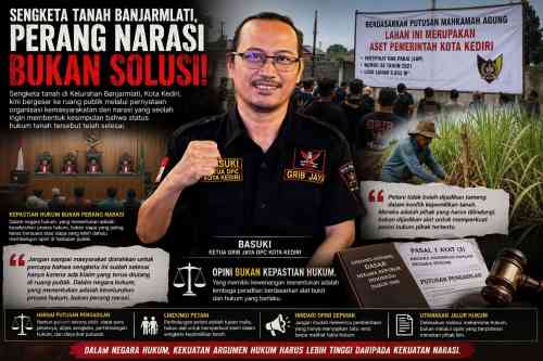 Di Balik Polemik Banjarmlati, GRIB Jaya Soroti Upaya Menggiring Persepsi Publik Di Balik Polemik Banjarmlati, GRIB Jaya Soroti Upaya Menggiring Persepsi Publik