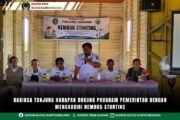 Babinsa Tanjung Harapan Dukung Program Pemerintah Dengan Menghadiri Rembug Stunting