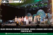 Wujud Dukungan Pembinaan Keagamaan, Babinsa Jongkang Hadiri Acara Penutupan MTQ