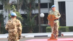 Panglima TNI Sambut Kepulangan Satgas Kizi TNI Kontingen Garuda XX-V MONUSCO