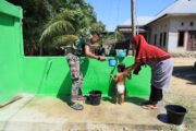 Senyum Anak-Anak di Tengah Air Bersih, Bukti Nyata TMMD Hadir untuk Warga