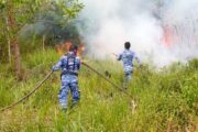 Menembus Asap Karhutla Kalsel, Personel Lanud Sjamsudin Noor dan Kekuatan Udara Bergerak, Heli TNI AU dan Gabungan Dikerahkan, Wujud Negara Hadir