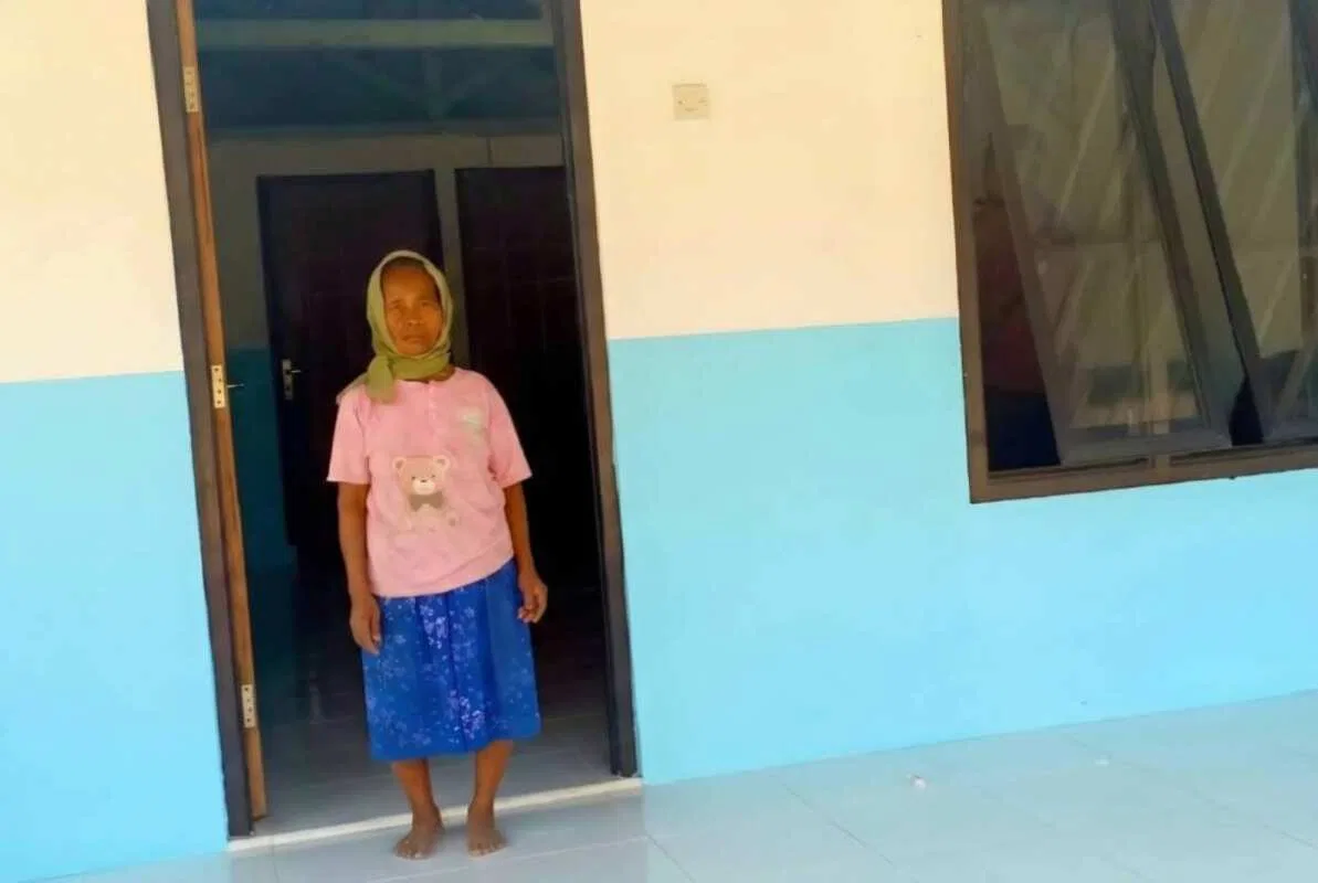 Merasa Nyaman! Wagini: Terima Kasih Satgas TMMD 129 Bojonegoro