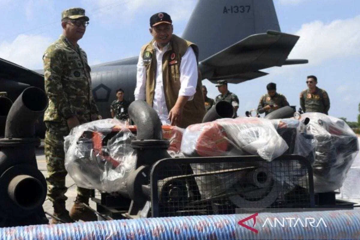 Pemerintah Kalimantan Timur Terima Bantuan Pompa Air untuk Penanganan Karhutla