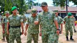Wapang TNI Tinjau Kesiapan Yonif TP di Sumatera Utara