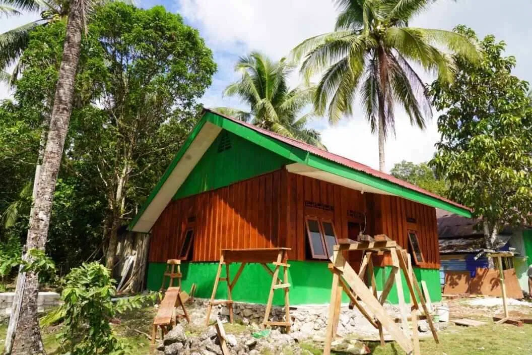 TMMD Ke-129 Bangun Rumah Kedua Type 36, Hadirkan Hunian Layak bagi Warga Kampung Sesor