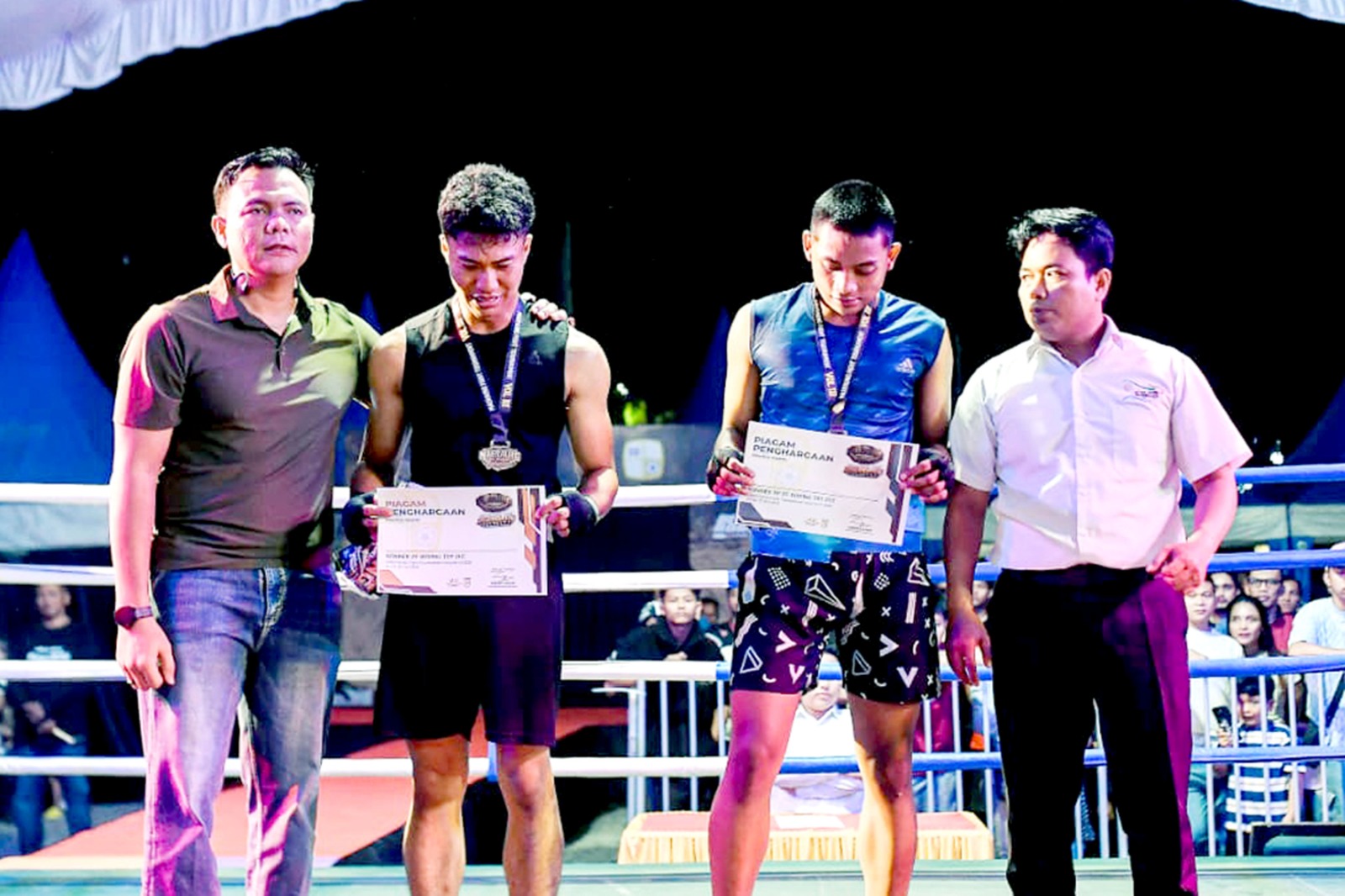 Prajurit Lanud Sjamsudin Noor, Prada Nelky Lian Mamma Sabet Medali Emas Maeraung Fight Tournament III 2026 Prajurit Lanud Sjamsudin Noor, Prada Nelky Lian Mamma Sabet Medali Emas Maeraung Fight Tournament III 2026