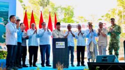Wapang TNI Hadiri  Peresmian  PLTS 100 GWp Tahap Pertama Oleh Presiden RI