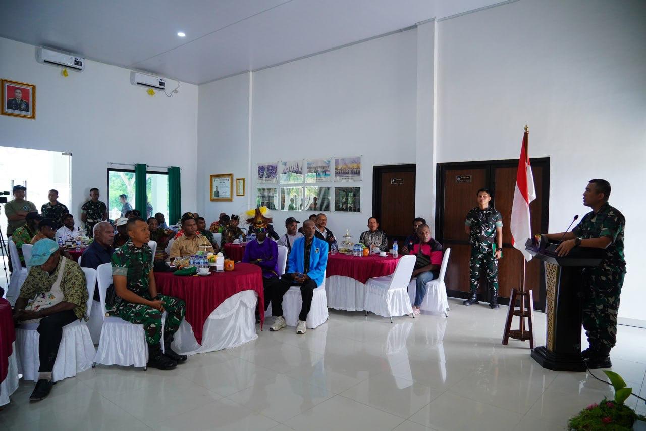 Tatap Muka Danrem 172/PWY Bersama Tokoh Agama, Adat dan Masyarakat Keerom