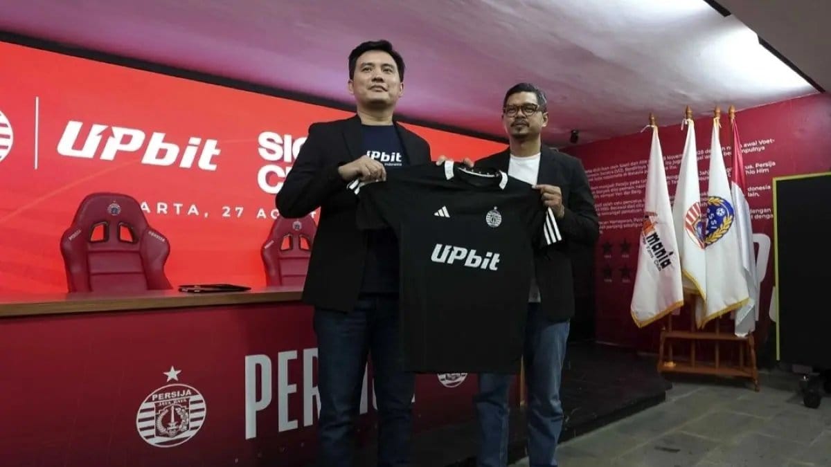 Persija Jakarta Mengumumkan Kerja Sama dengan Upbit sebagai Sponsor Resmi Persija Jakarta Mengumumkan Kerja Sama dengan Upbit sebagai Sponsor Resmi