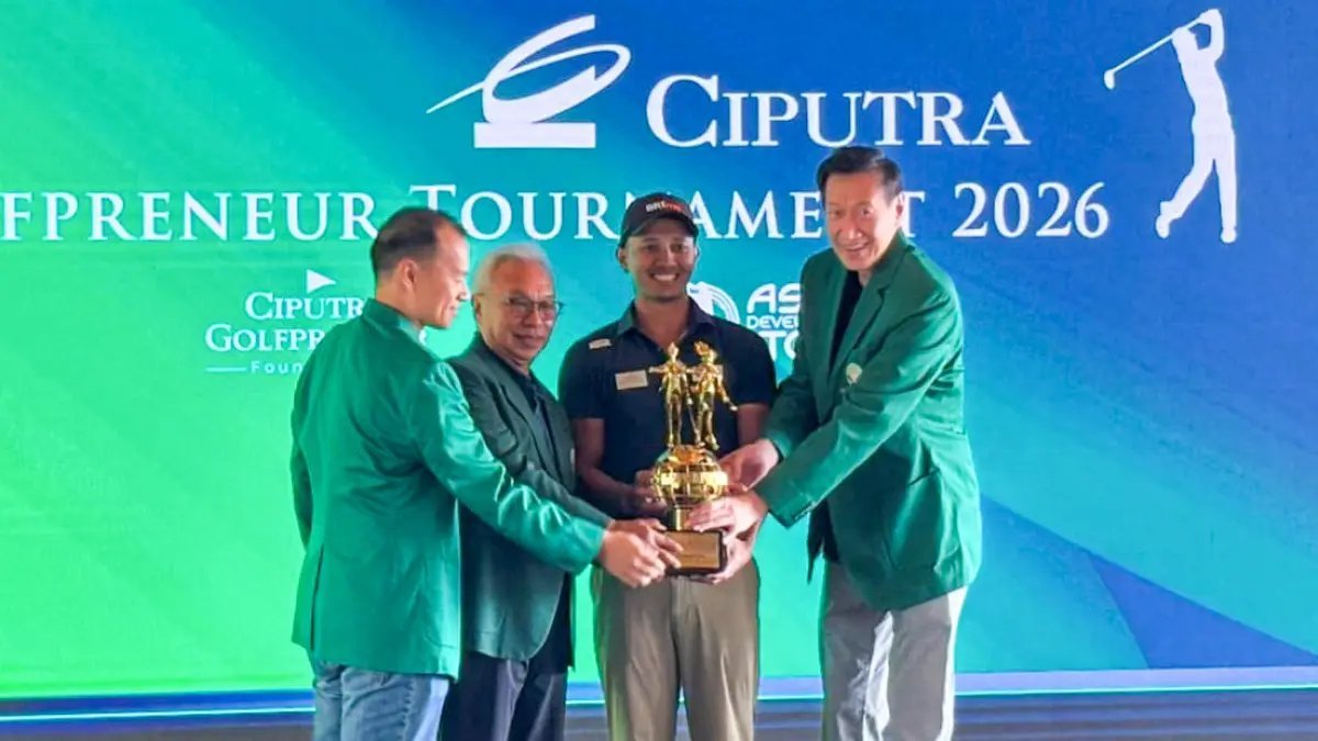 Kevin Caesario Akbar: Juara Pertama Indonesia di Ciputra Golfpreneur Tournament 2026 Kevin Caesario Akbar: Juara Pertama Indonesia di Ciputra Golfpreneur Tournament 2026