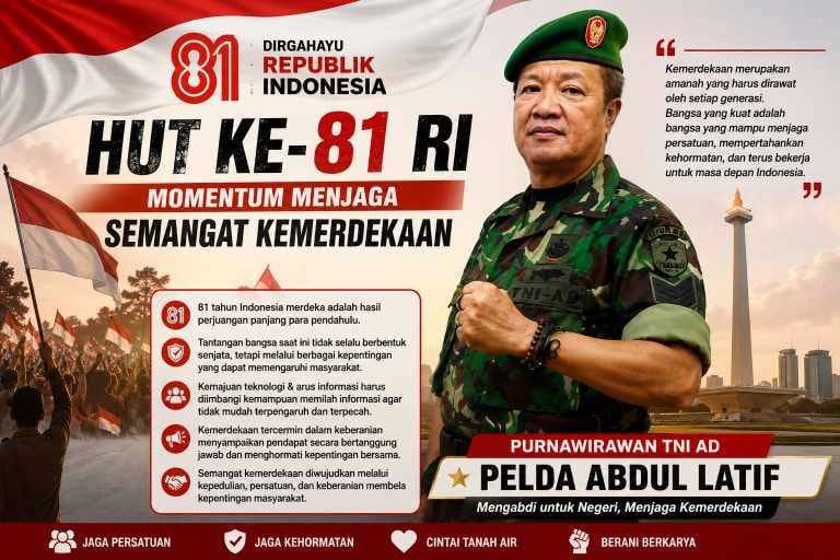 Abdul Latif: Merawat Kemerdekaan Adalah Tanggung Jawab Setiap Generasi Abdul Latif: Merawat Kemerdekaan Adalah Tanggung Jawab Setiap Generasi