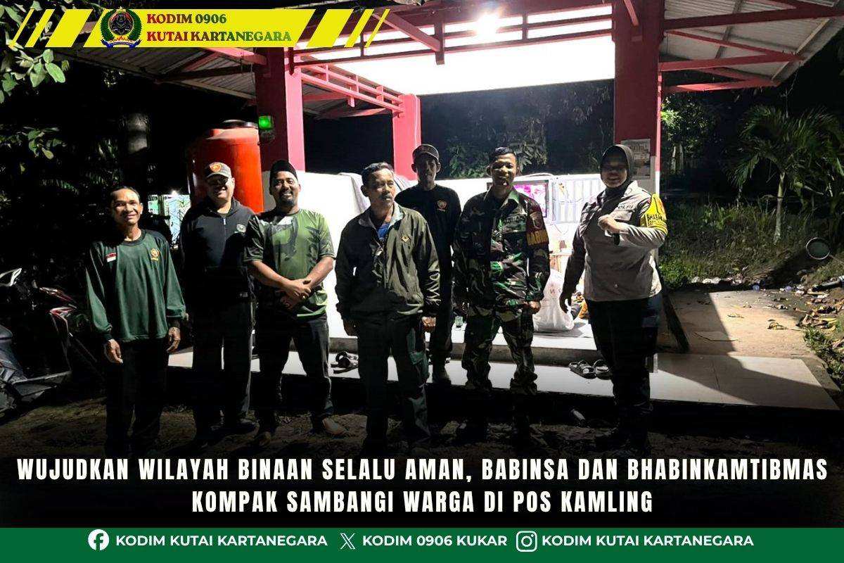 Wujudkan Wilayah Binaan Selalu Aman, Babinsa Dan Bhabinkamtibmas Kompak Sambangi Warga Di Pos Kamling Wujudkan Wilayah Binaan Selalu Aman, Babinsa Dan Bhabinkamtibmas Kompak Sambangi Warga Di Pos Kamling