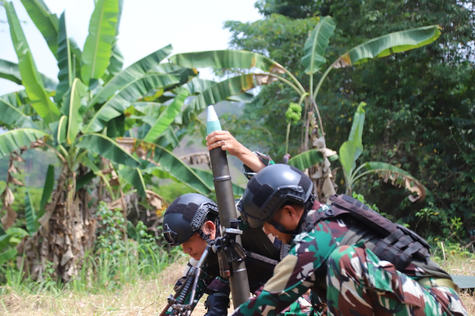 Dentuman Mortir Dan Tembak Reaksi Warnai Latgabma SGS 2026 Marfor Lampung