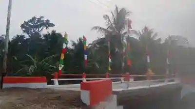 Jembatan Garuda Wasileo Kini Berdiri Kokoh, Hasil Karya TNI dan Masyarakat Kini Dinikmati Warga