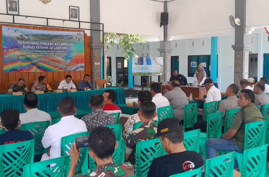 Dukung Ketahanan Energi Nasional, Bati Tuud Koramil Ngasem Bojonegoro Hadiri Sosialisasi Survei Seismik 2D Lamturo Dukung Ketahanan Energi Nasional, Bati Tuud Koramil Ngasem Bojonegoro Hadiri Sosialisasi Survei Seismik 2D Lamturo