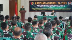 Kodim Bojonegoro Gembleng Apkowil: Pertajam Kemampuan Teritorial yang Unggul, Modern dan Humanis