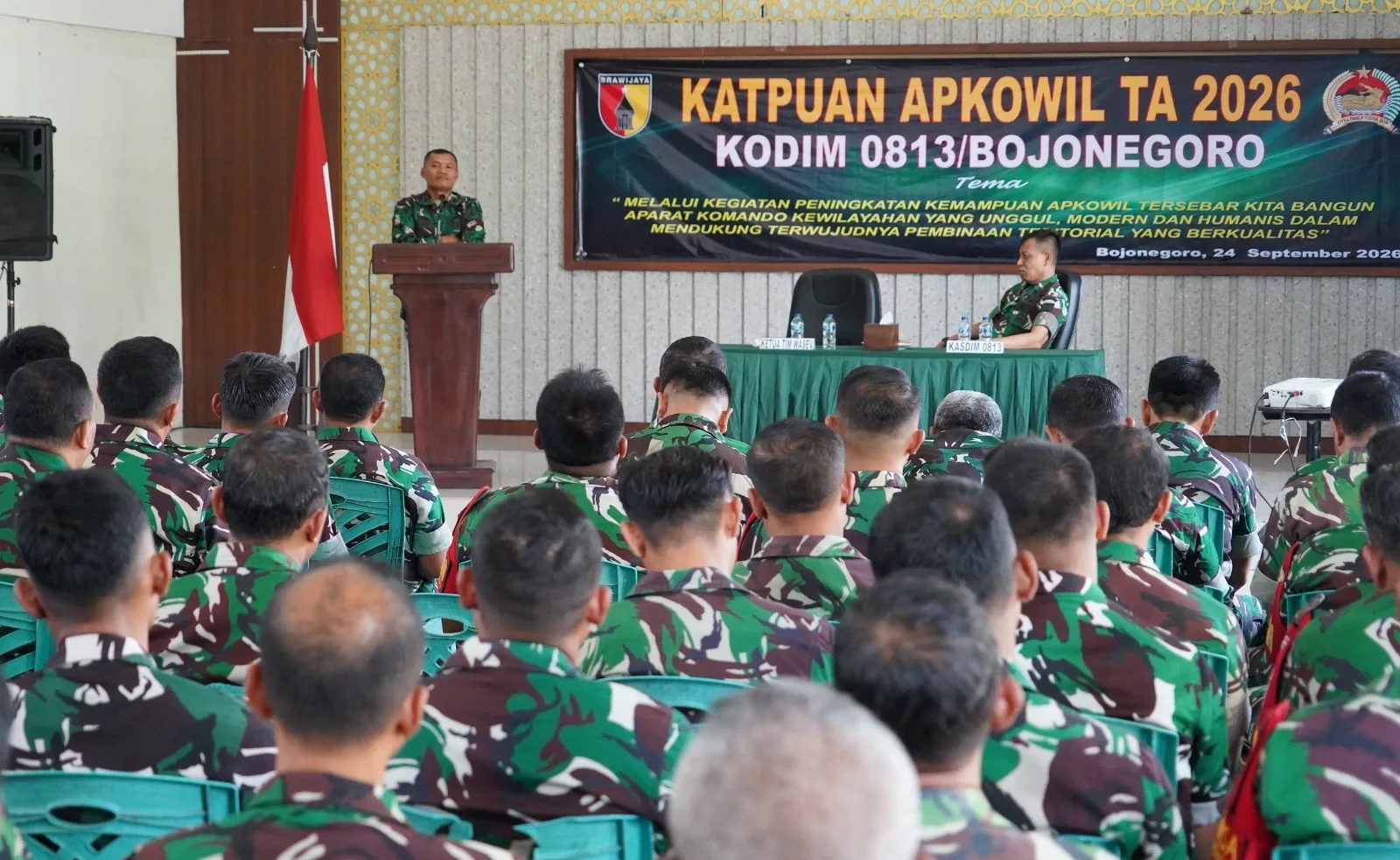 Kodim Bojonegoro Gembleng Apkowil: Pertajam Kemampuan Teritorial yang Unggul, Modern dan Humanis Kodim Bojonegoro Gembleng Apkowil: Pertajam Kemampuan Teritorial yang Unggul, Modern dan Humanis
