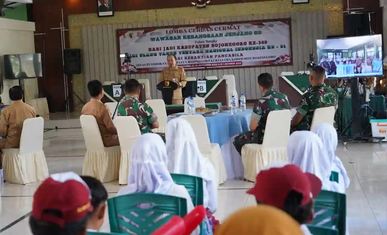 Semarak HJB dan HUT TNI 2026, Pemkab bersama Kodim Bojonegoro Gelar LCC Wawasan Kebangsaan