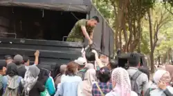 TNI Sediakan 30.000 Porsi Makan Gratis Untuk Masyarakat Di Monas