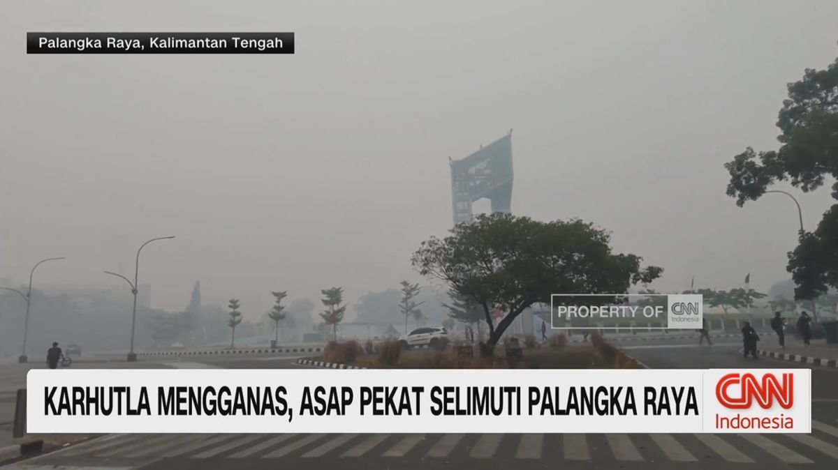 Kebakaran Hutan dan Asap Pekat di Palangka Raya