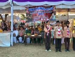 Pembukaan Gema Pramuka di Desa Kihiyang