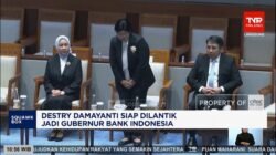 Destry Damayanti Resmi Dilantik Sebagai Gubernur Bank Indonesia