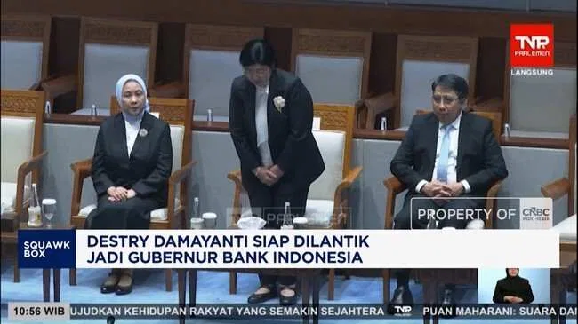 Destry Damayanti Resmi Dilantik Sebagai Gubernur Bank Indonesia
