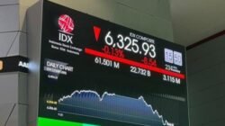 IHSG Melemah di Sesi I Perdagangan Rabu