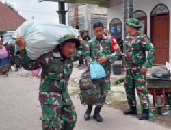 TNI Kirim Prajurit Bantu Penanganan Erupsi Gunung Sinabung