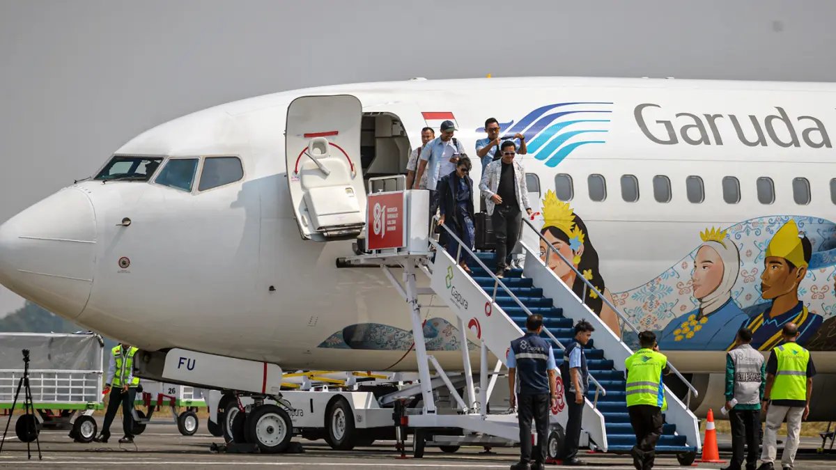 Insiden Pesawat Garuda Rute Jakarta-Makassar