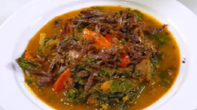 Resep Sayur Daun Singkong Ikan Teri yang Lezat dan Praktis