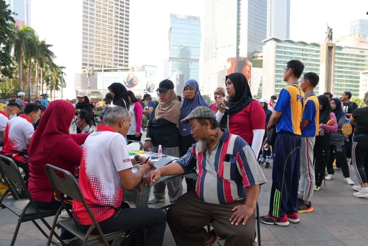 Kegiatan Bhakti Kesehatan TNI Menyambut HUT ke-81