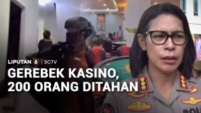 Polisi Gerebek Kasino di Batam, 200 Tersangka Ditahan