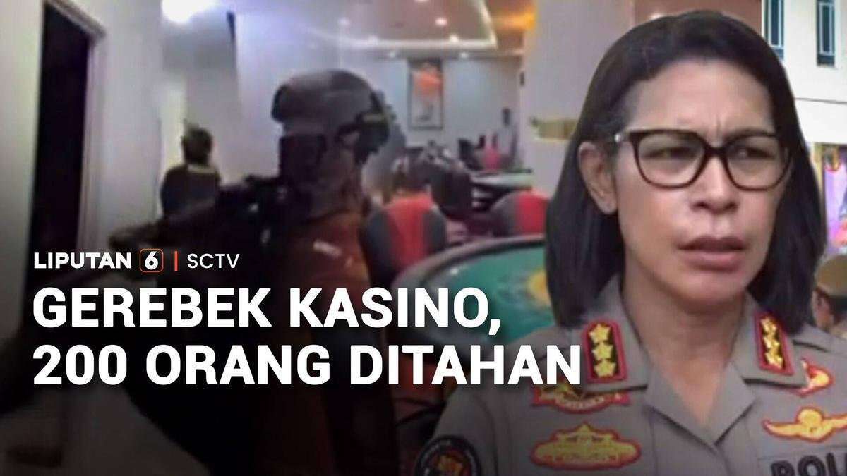 Polisi Gerebek Kasino di Batam, 200 Tersangka Ditahan