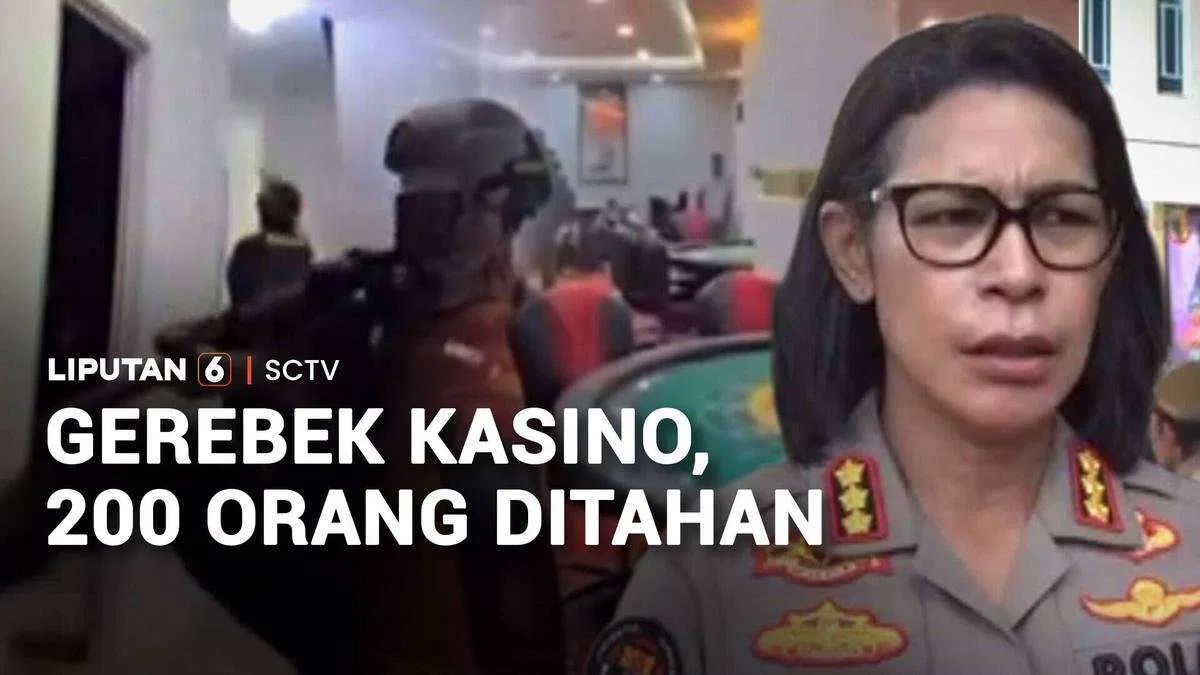 Polisi Gerebek Kasino di Batam, 200 Tersangka Ditahan
