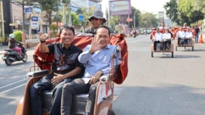 Bantuan 200 Becak Listrik untuk Pengemudi di Cirebon