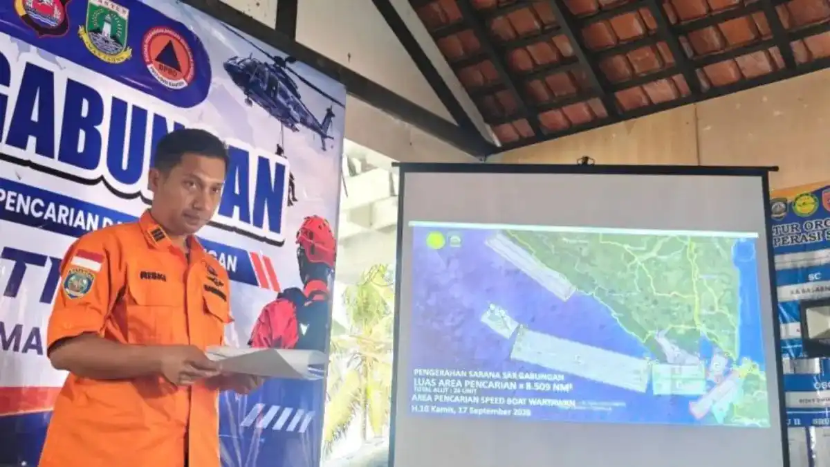 Pencarian Jurnalis yang Hilang Diperluas Secara Signifikan di Selat Sunda