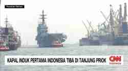 Kapal Induk Pertama Indonesia: Tiba di Jakarta