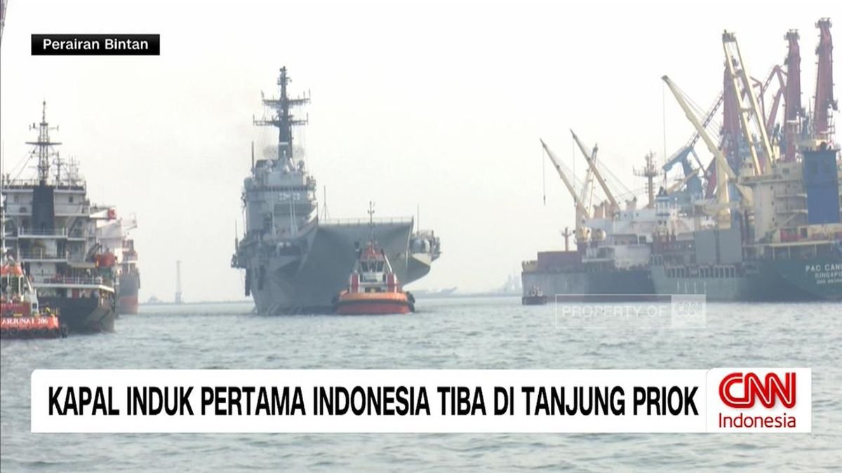 Kapal Induk Pertama Indonesia: Tiba di Jakarta