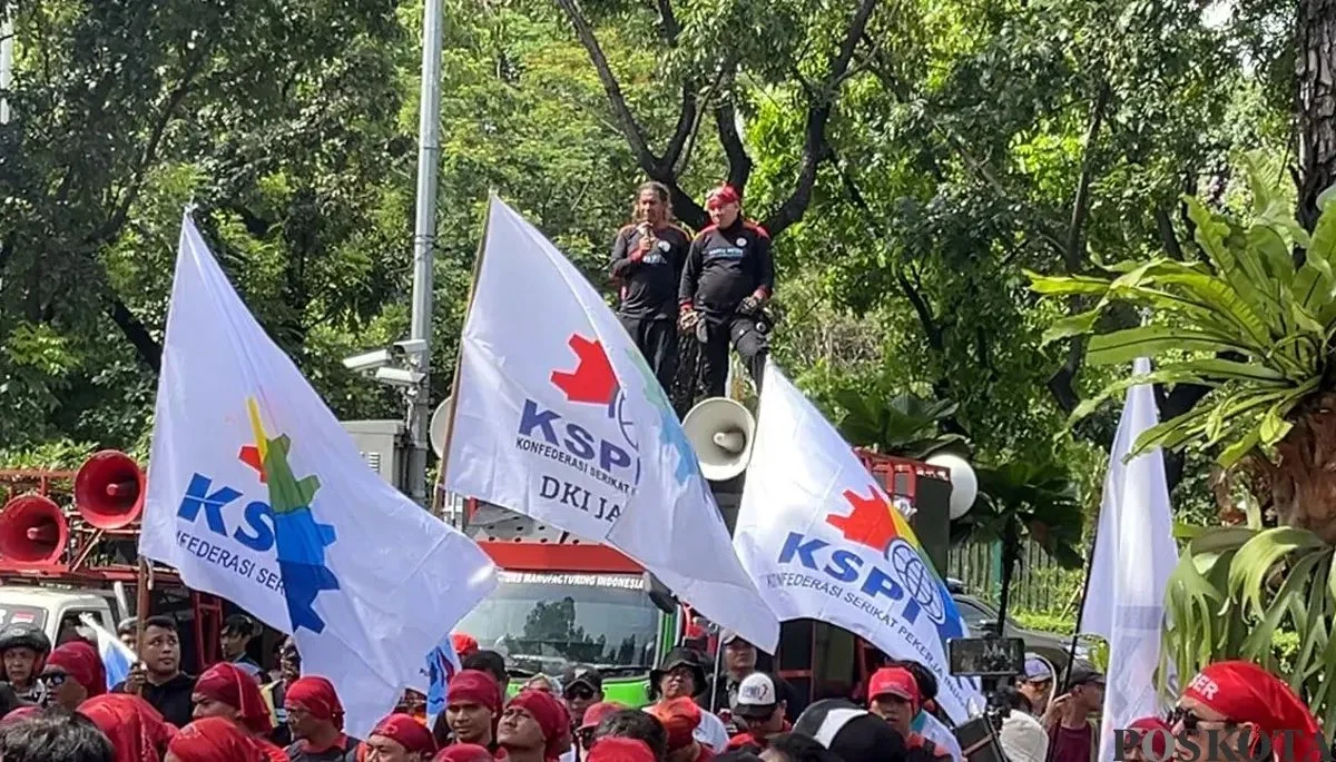 Aksi Buruh di Jakarta Hari Ini: Rute dan Lokasi yang Perlu Dihindari