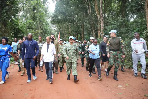DFC Minusca Mayjen TNI Maychel Asmi Hadiri Peringatan UN Day 2026 di Republik Afrika Tengah